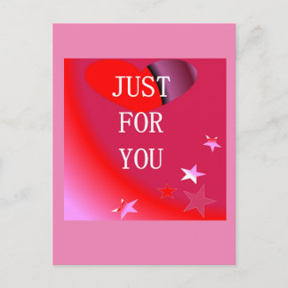Alleen voor jou briefkaart