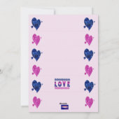 Alleen voor jou op Valentijnsdag! Feestdagenkaart (Achterkant)