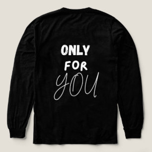 Alleen voor Jou – Romantisch Minimalistisch T-shir Tri-Blend Shirt