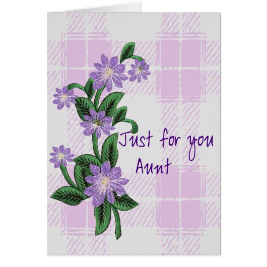 Alleen voor jou Tante: (Voorkant)