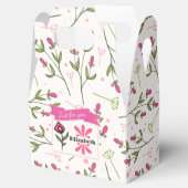 Alleen voor jou Wildbloem met roze Oranje petals Bedankdoosjes (Geopend)