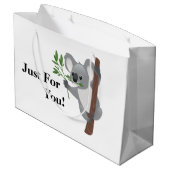 Alleen voor jullie Koala Beer Groot Cadeauzakje (Achterkant Gekanteld)