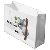 Alleen voor jullie Koala Beer Groot Cadeauzakje (Voorkant Gekanteld)