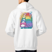 Alleen voor Kattenliefhebbers Design Pullover Hood (Achterkant)