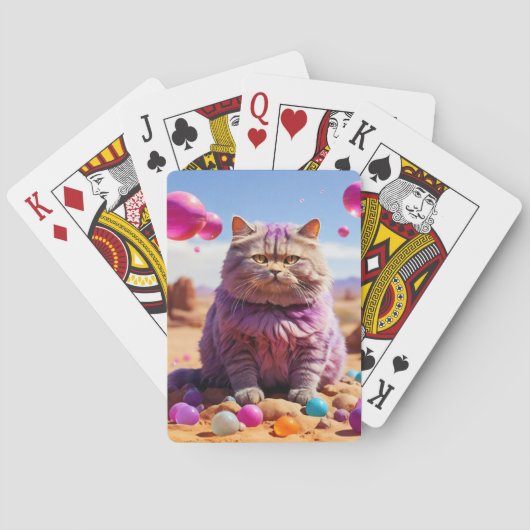 Alleen voor kattenliefhebbers: pokerkaarten (Achterkant)
