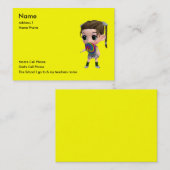 Alleen voor kinderen contactkaartje (Voorkant / Achterkant)