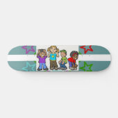 Alleen voor kinderen skateboard (Horizontaal)