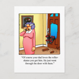 Alleen voor Laughs Humor Briefkaart