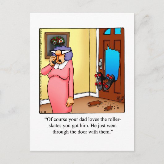 Alleen voor Laughs Humor Briefkaart (Voorkant)