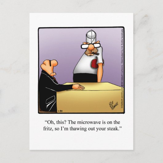 Alleen voor Laughs Humoureus Briefkaart (Voorkant)