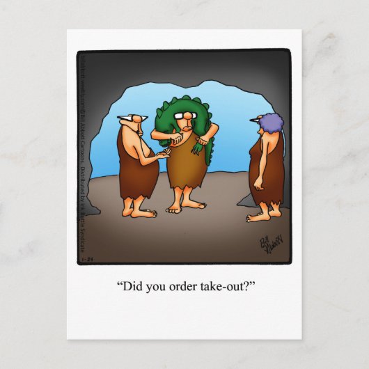 Alleen voor Laughs Humoureus Briefkaart (Voorkant)