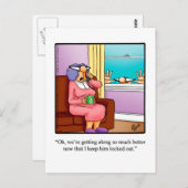 Alleen voor Laughs Humoureus Briefkaart (Voorkant / Achterkant)