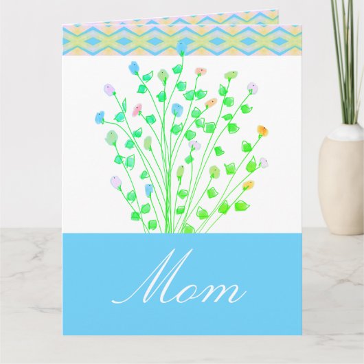 Alleen voor mama een speciale Moederdag Kaart (Voorkant)