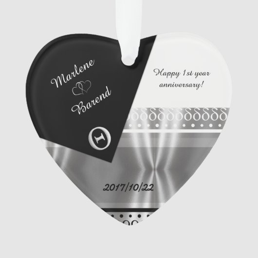 Alleen voor Marlene en Barend Ornament (voorkant)