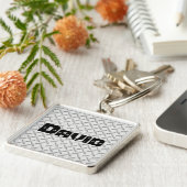 Alleen voor Men Diamond Bord Sleutelhanger (Zijkant)