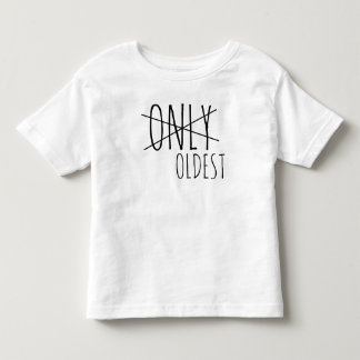 Alleen voor Oldest, nieuwe babyaankondiging Kinder Shirts