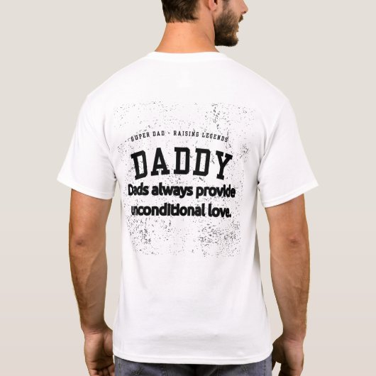 Alleen voor papa Vibes T-shirt (Achterkant)