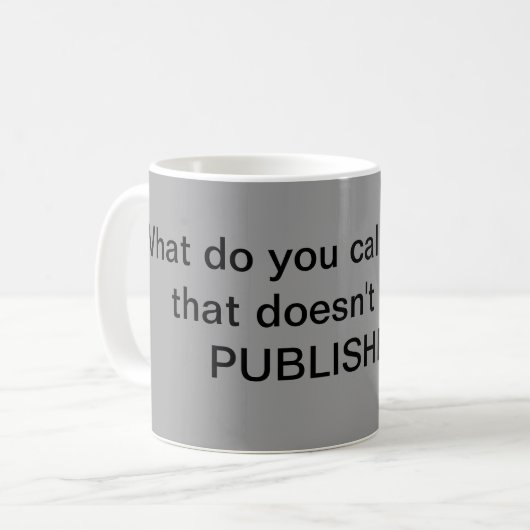 Alleen voor schrijvers Mok (Voorkant links)