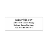 Alleen voor storting Aangepast Zelfinktende Stempel (Design)