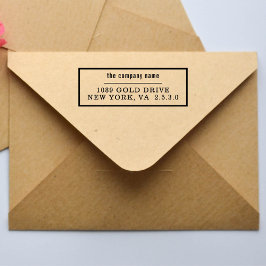 Alleen voor storting Bedrijfsnaam Zelfinktende Stempel