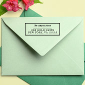 Alleen voor storting Bedrijfsnaam Zelfinktende Stempel