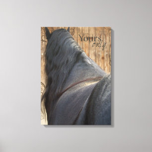 Alleen voor u - omgepakt Canvas Afdruk