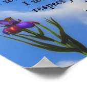 Alleen voor vandaag de vlinder Inspirerend Poster (Hoek)