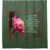 Alleen voor vandaag Inspirerend bloemen Douchegordijn (Voorkant)