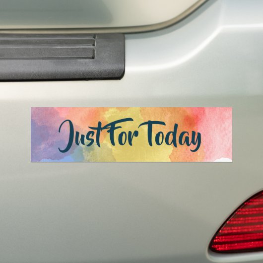 Alleen voor vandaag Reiki bumper sticker (Op auto)
