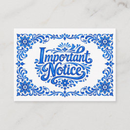Alleen voor volwassenen!💙🍋 Azul & Limone Romance Informatiekaartje