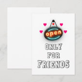 Alleen voor vrienden 30 meisjes jongens Kind juli  Save The Date (Voorkant / Achterkant)