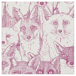 alleen vossen kersenroze zachte witte stof