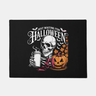 Alleen wachten op Halloween Deurmat