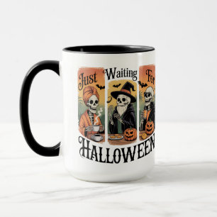 Alleen wachten op Halloween – Grappig en eng seizo Mok