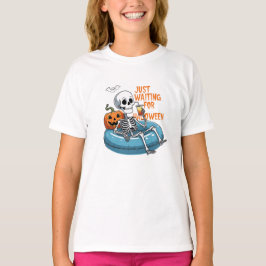 Alleen wachten op Halloween – Grappig eng T-shirt