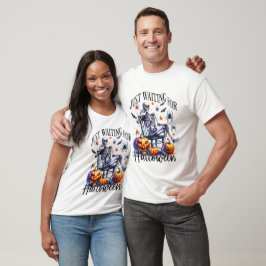 Alleen wachten op Halloween - Halloween T-shirt
