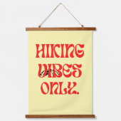 Alleen wandelvibes hangend wandkleed (Voorkant)