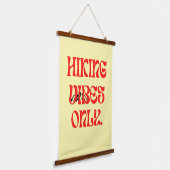 Alleen wandelvibes hangend wandkleed (Gebogen)