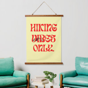 Alleen wandelvibes hangend wandkleed