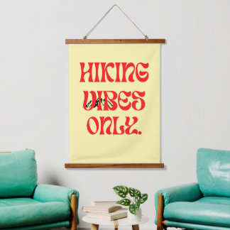 Alleen wandelvibes hangend wandkleed