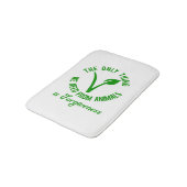 Alleen wat we van dieren nodig hebben is vergeving badmat (Gekanteld)