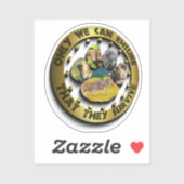 Alleen we kunnen Collage Sticker voor voetafdrukke (Vel)