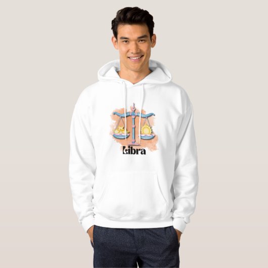Alleen Weegschaal-vibes Hoodie (Voorkant volledig)