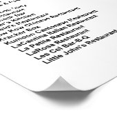 alleen West Ridge Chicago Restaurants 40x27 Poster (Hoek)