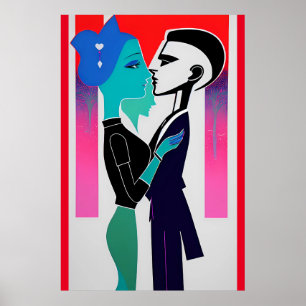 Alleen wij, Baby Retrowave Art Poster