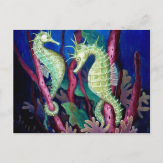 Alleen wij tweeën - Seahorse Art Briefkaart