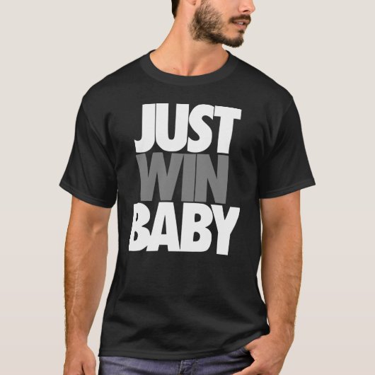 Alleen Win Baby T-shirt (Voorkant)