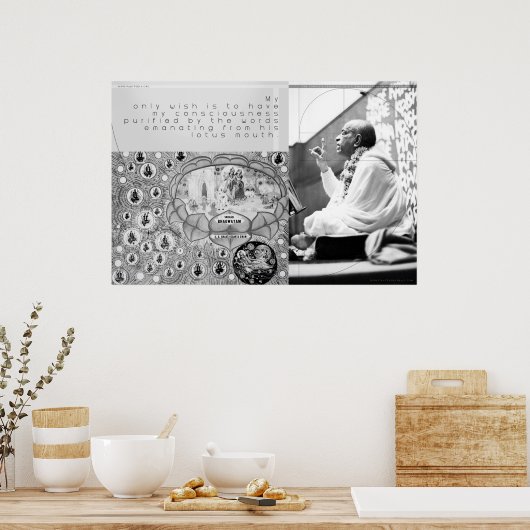 Alleen Wish Poster (Keuken)