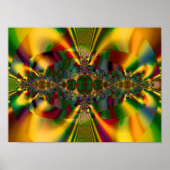 Alleen Wiskunde Cool Abstracte Fine Fractal Art Poster (Voorkant)