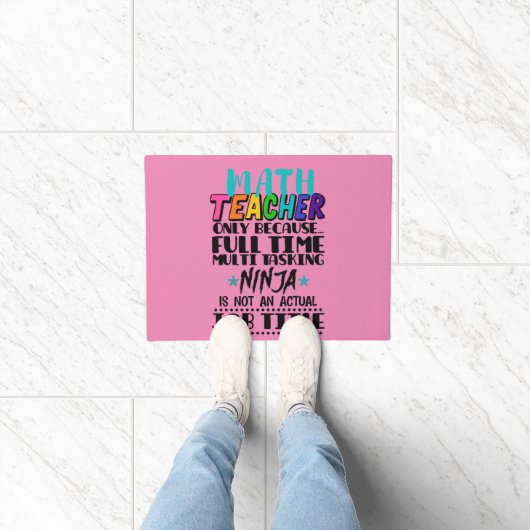 Alleen wiskunde leraar omdat fulltime multitasking deurmat (Binnen)